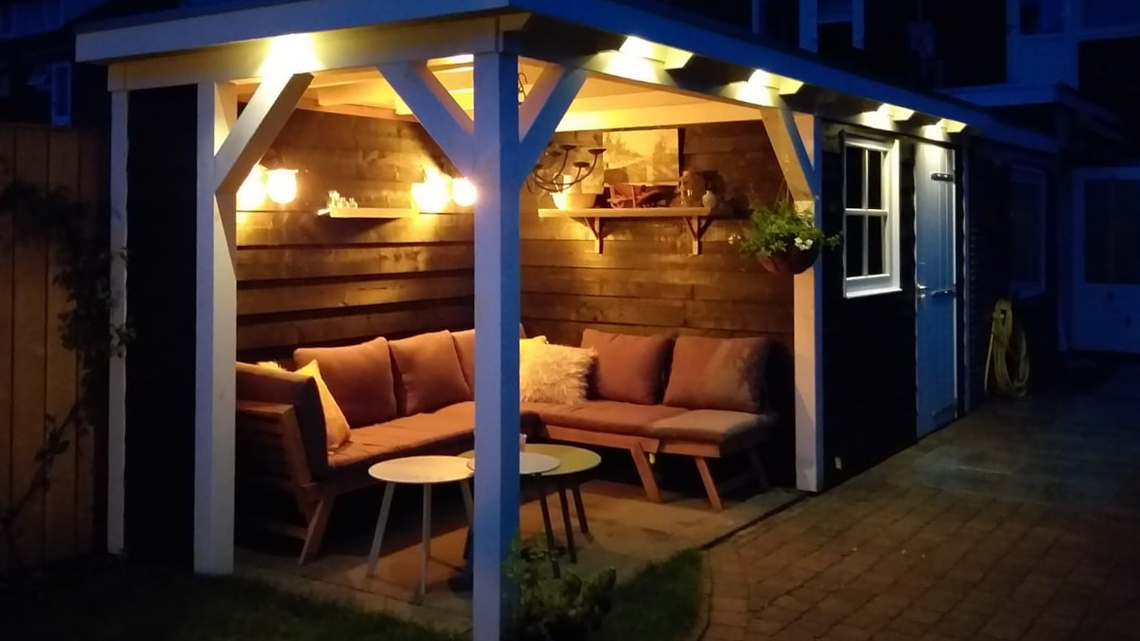 Schuur overkapping - Timmerbedrijf Hak